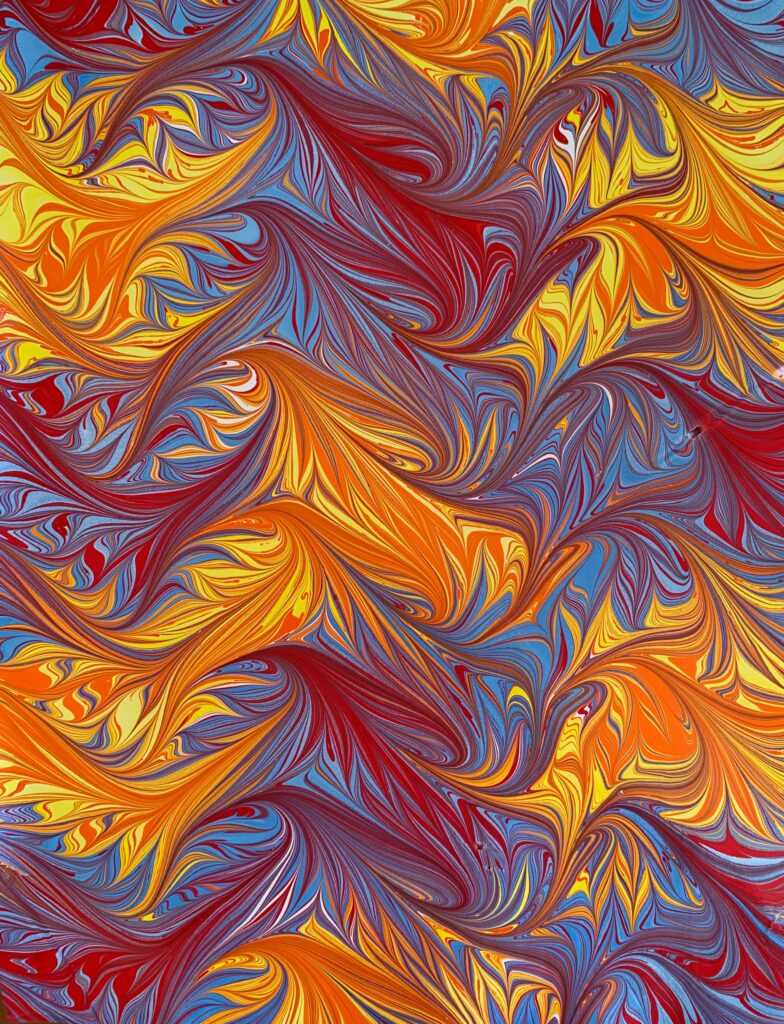 image of marbled paper